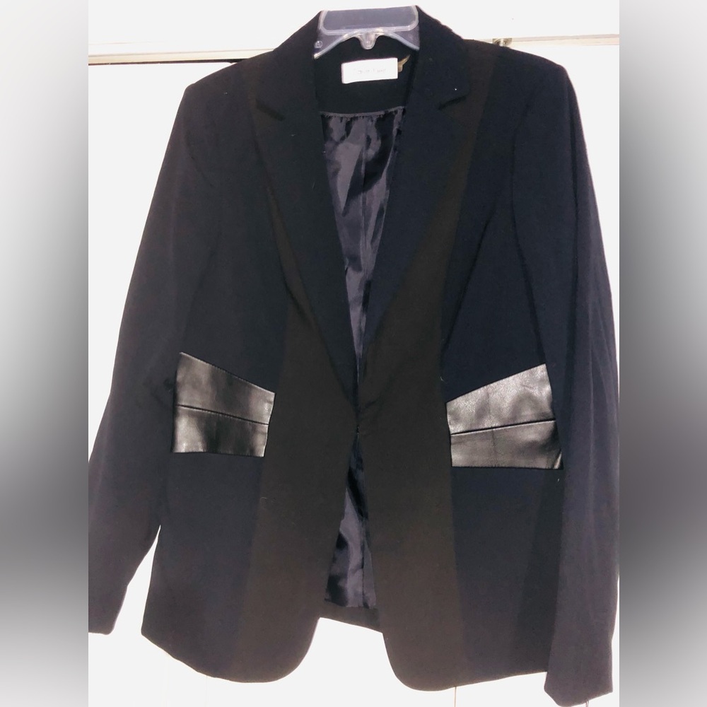 Calvin Klein Two Tone Blazer Jacket NWT